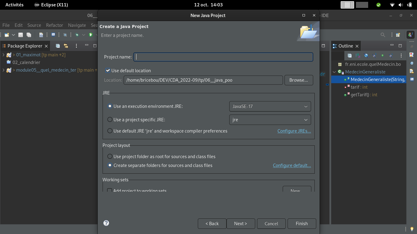 Avec le backend GTK X11, la fenêtre apparaît dans toute sa hauteur, les boutons d'actions sont visibles et utilisables.